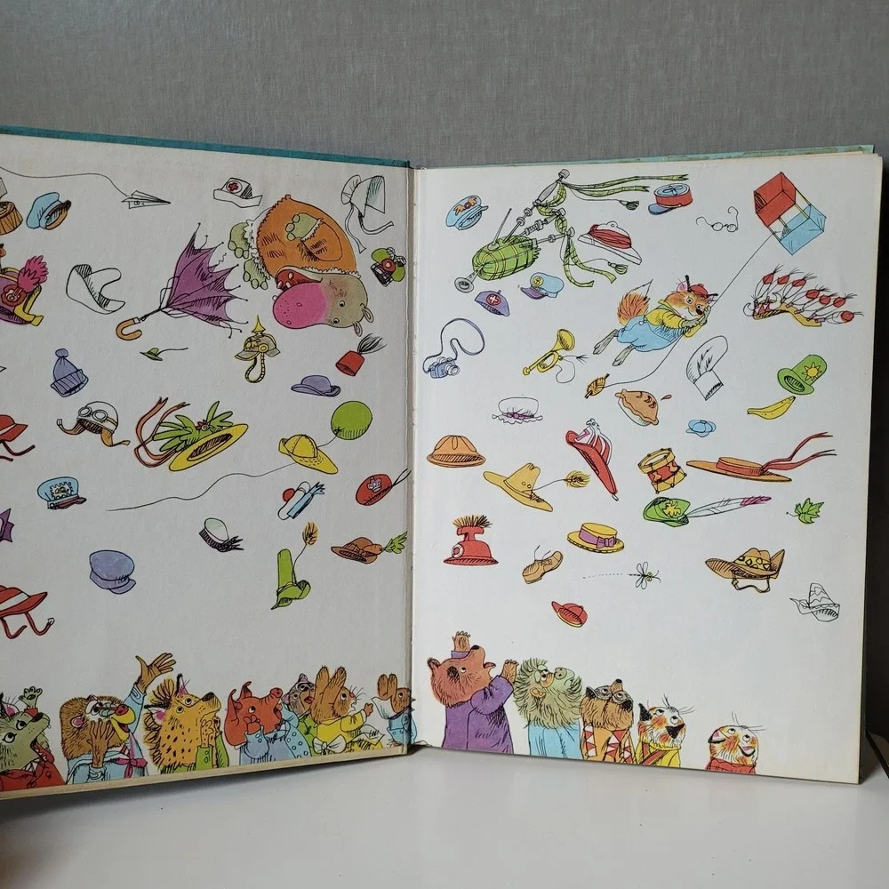 Vintage‎ Richard Scarry's Great Big Air Book 1971 Random House Edition F1